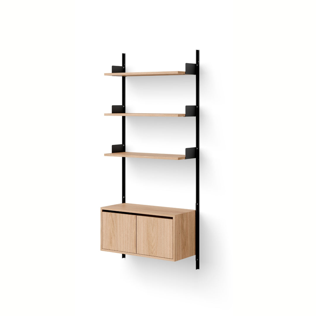 New Works Wall Shelf 1900 Cabinet Low w. Doors