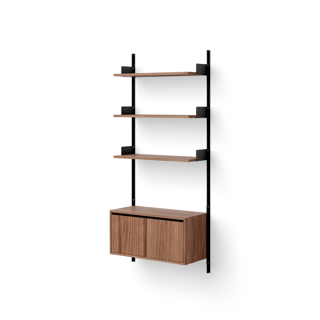 New Works Wall Shelf 1900 Cabinet Low w. Doors