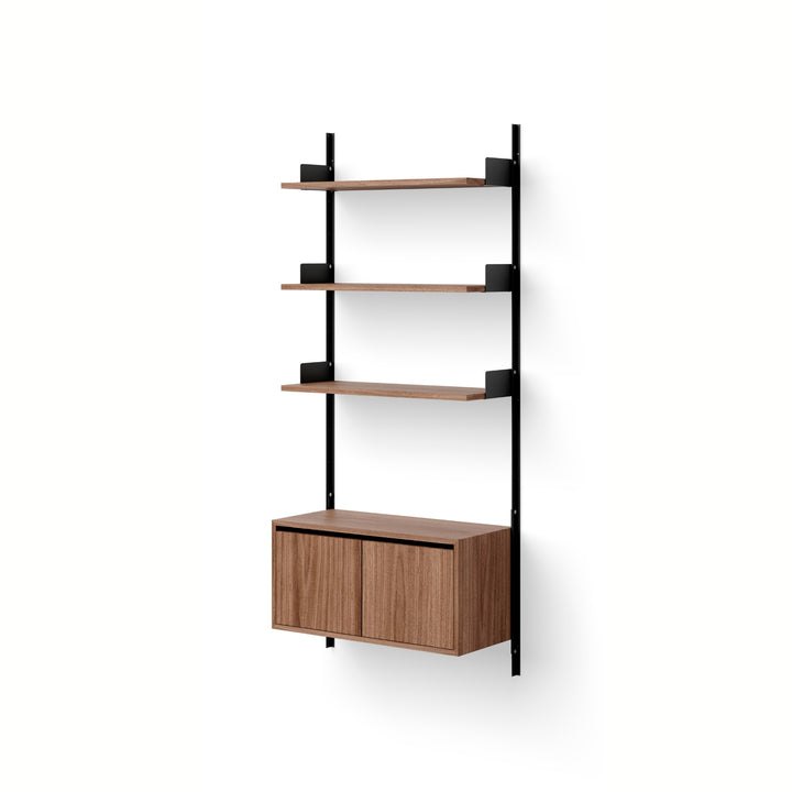 New Works Wall Shelf 1900 Cabinet Low w. Doors