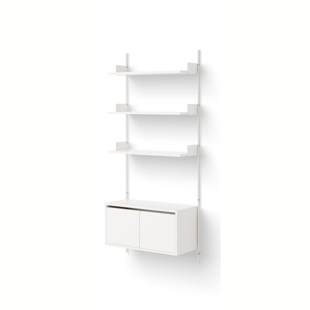 New Works Wall Shelf 1900 Cabinet Low w. Doors