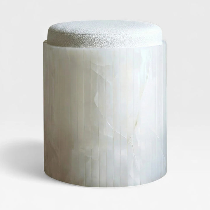 White Onyx Dolce Stool