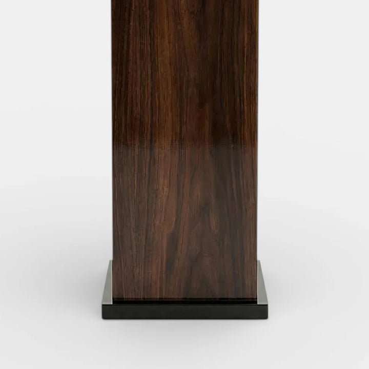 Wood And Black Lacquered Plinth