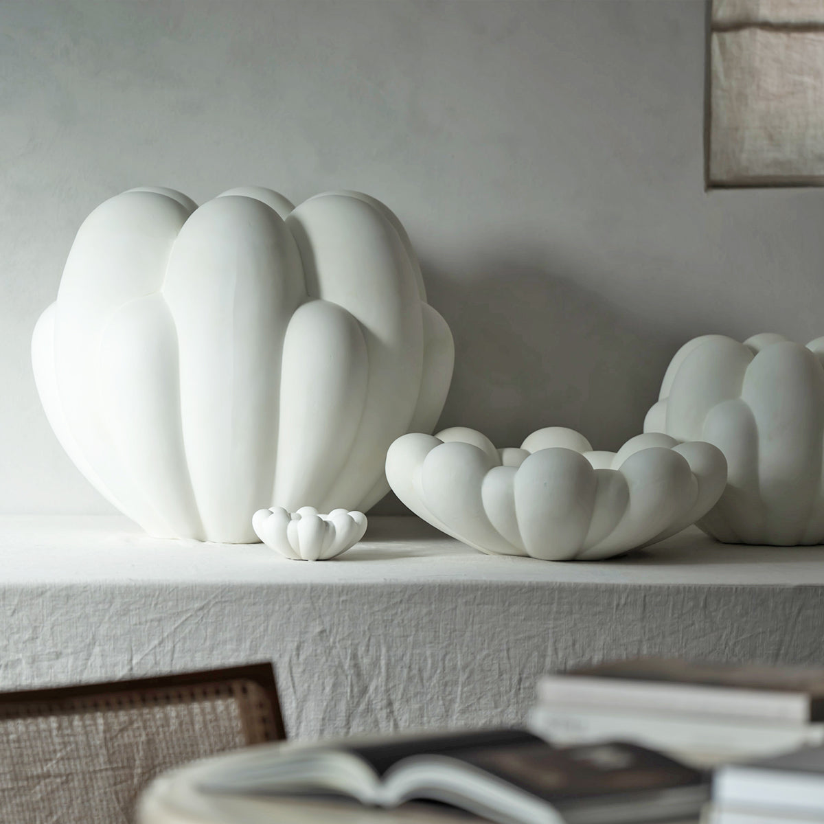 Bloom Vase, Mini - Bone White