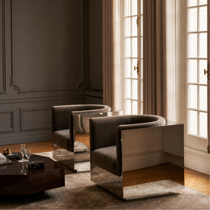 Cantera Mirrored S/S Lounge Chair