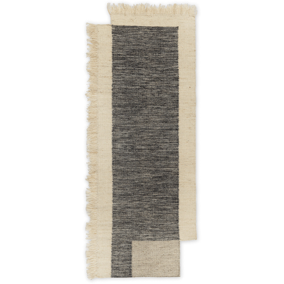Counter Rug - Charcoal/Off-white