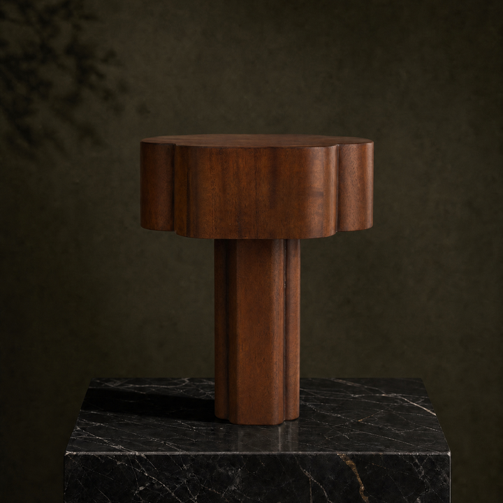 Elyse Portable Lamp - Mahogany