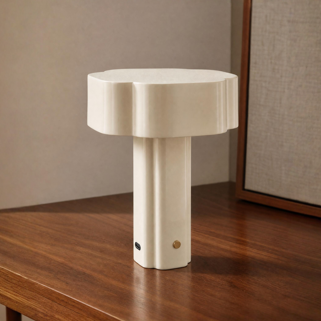 Elyse Portable Lamp - Off White