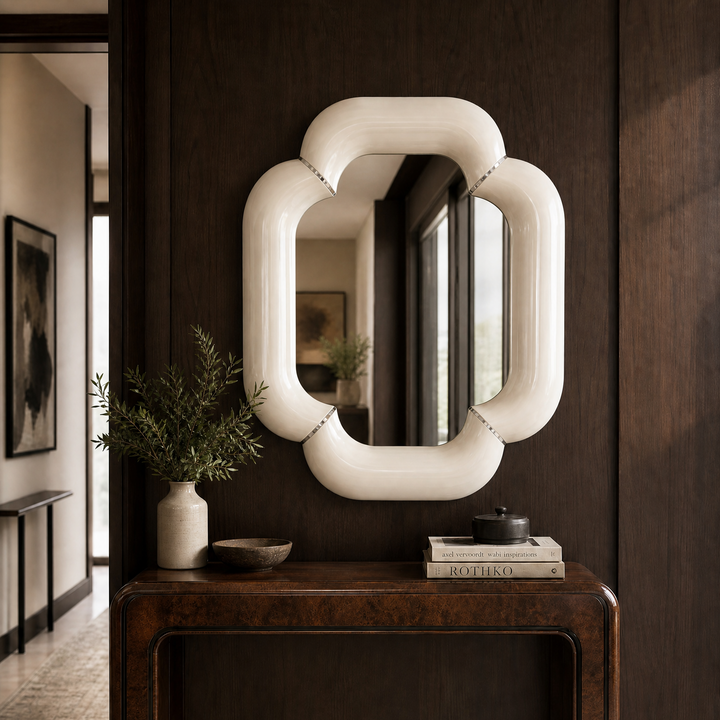 Elyse Wall Mirror - Off White