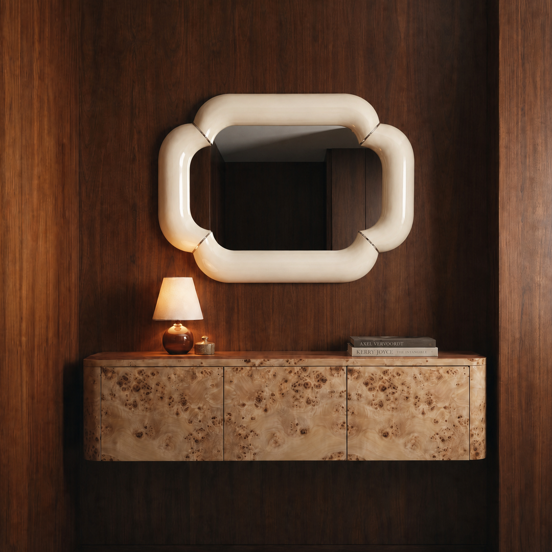 Elyse Wall Mirror - Off White