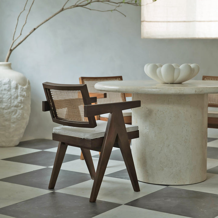 Jeanneret Floating Armchair - Natural Teak - Floor Model - Grade B