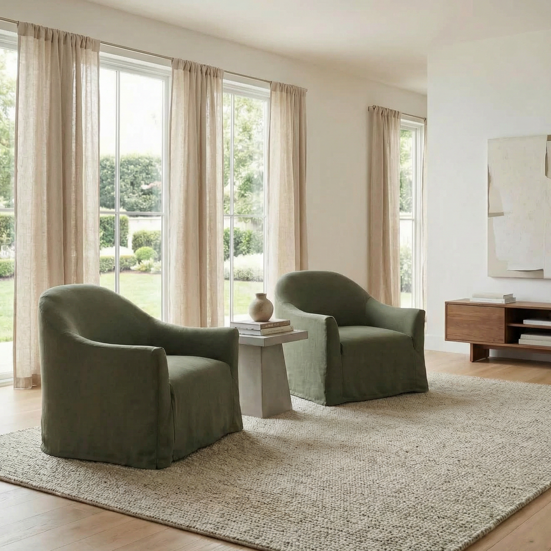 Lola Slipcover Lounge Chair