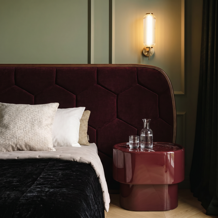 Maris End Table - Dark Red / Rosso Lepanto
