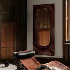 Porthole Mirror - Large - Red