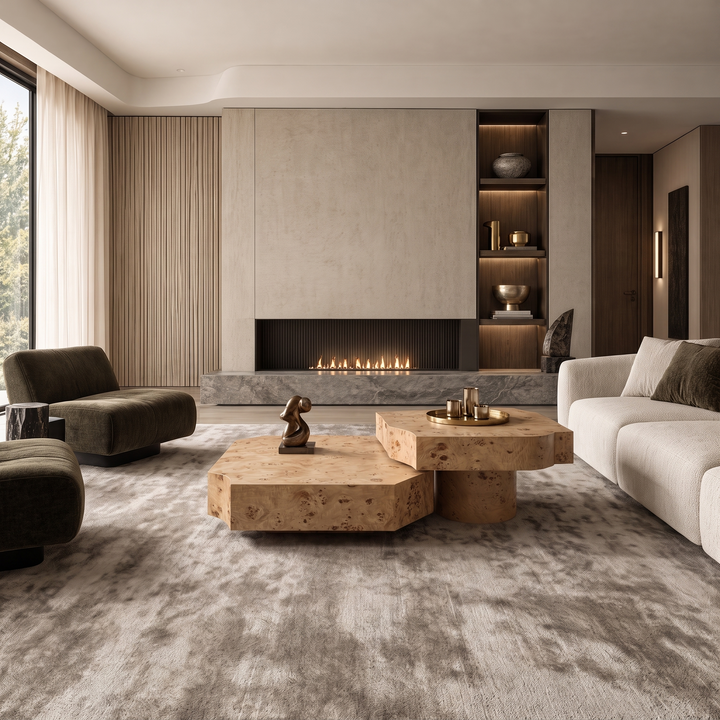 Petra Burl Coffee Table
