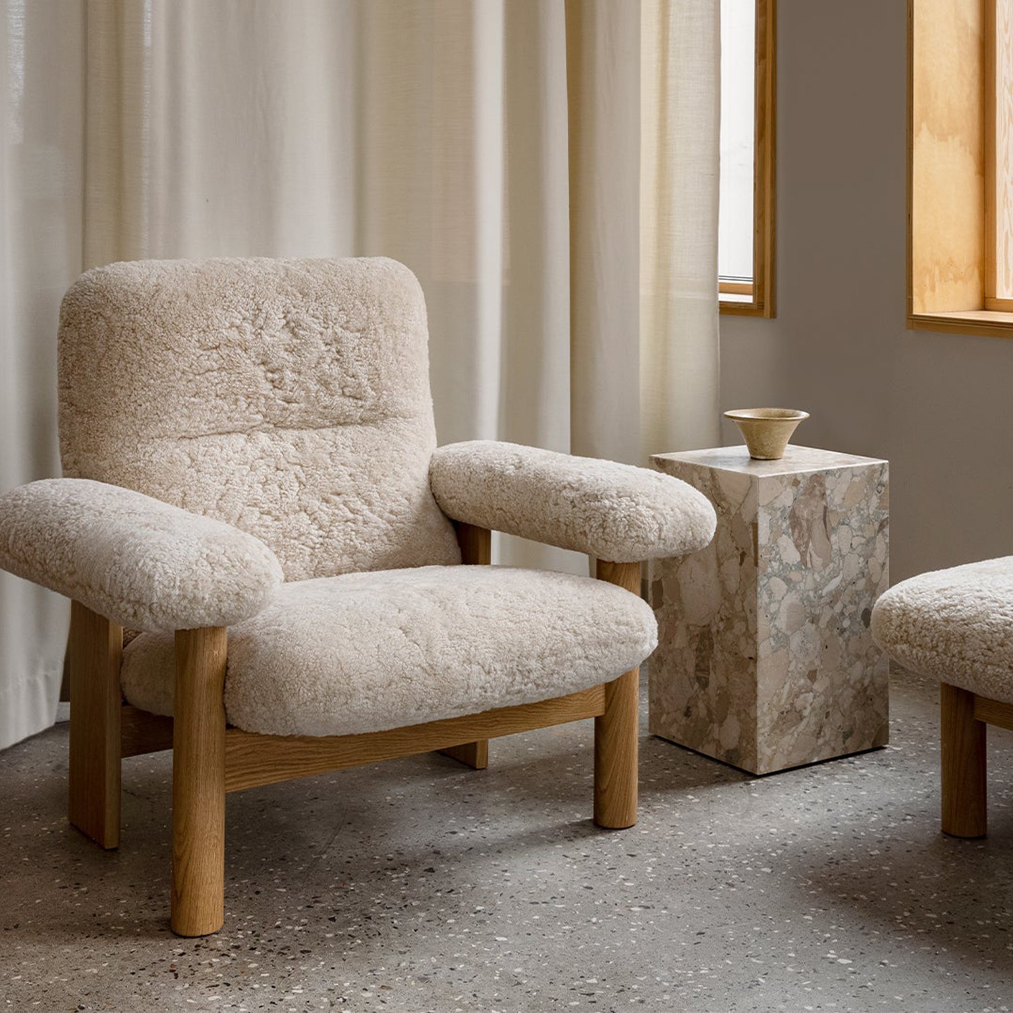 Brasilia Lounge Chair - Sheepskin | Forom