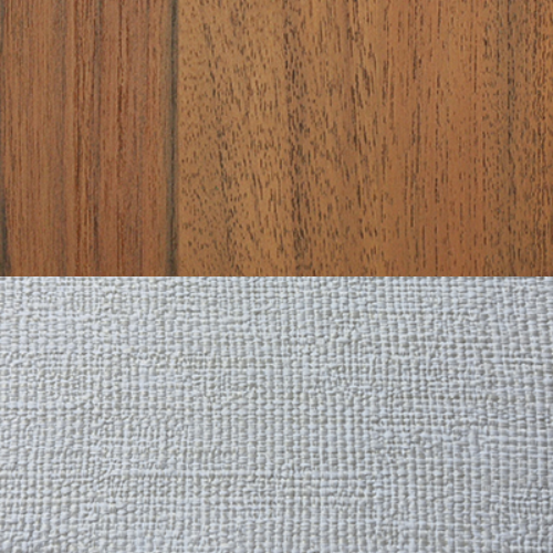 Brown Teak/ Chalk White