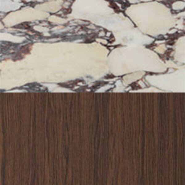Dark Stained Oak | Calacatta Viola