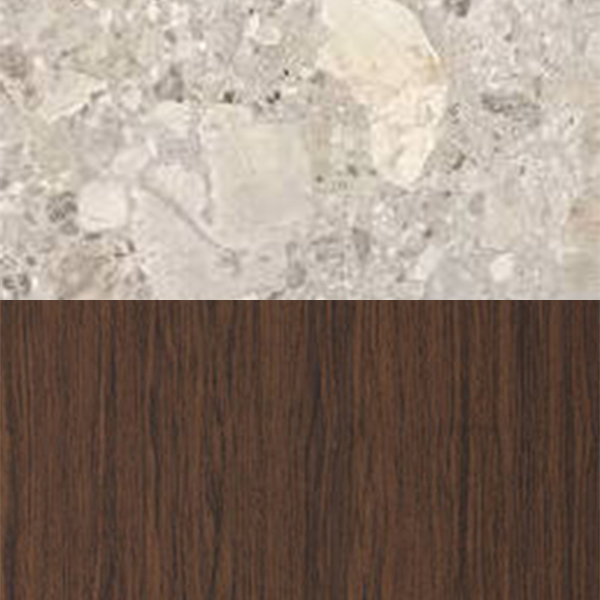 Dark Stained Oak | Kunis Breccia Sand