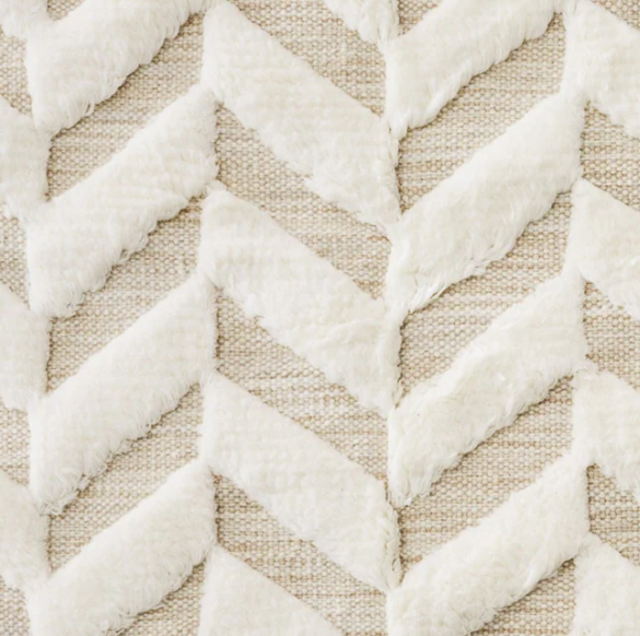 Herringbone White