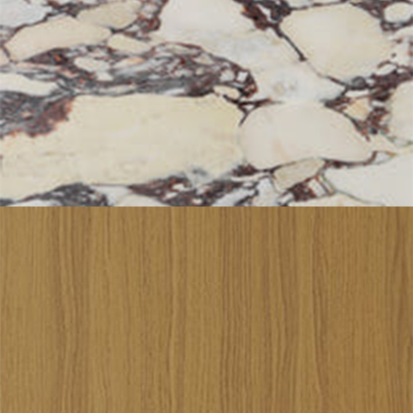 Natural Oak | Calacatta Viola