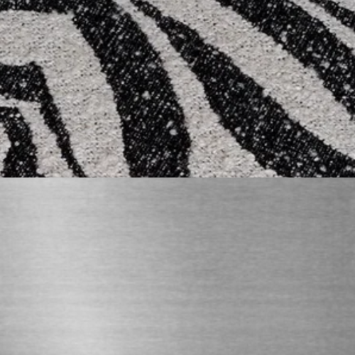 Stainless Steel / Zebra