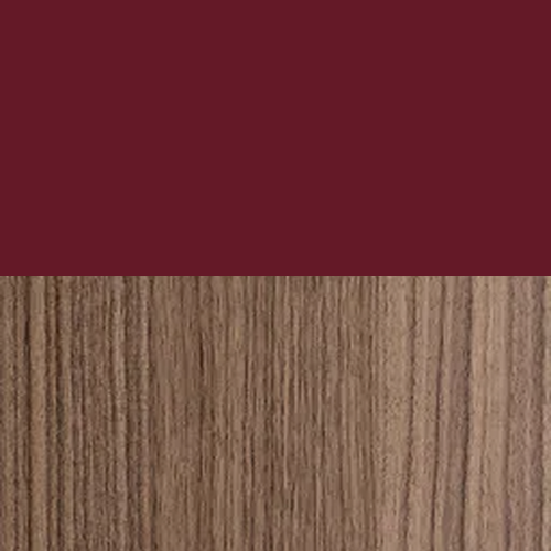 String Dark Red/Walnut