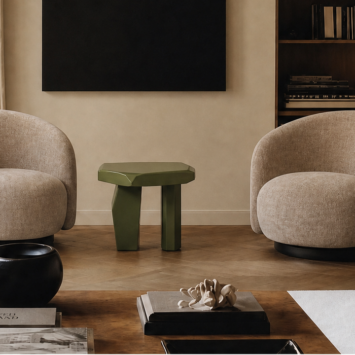 Terra High Gloss Side Table