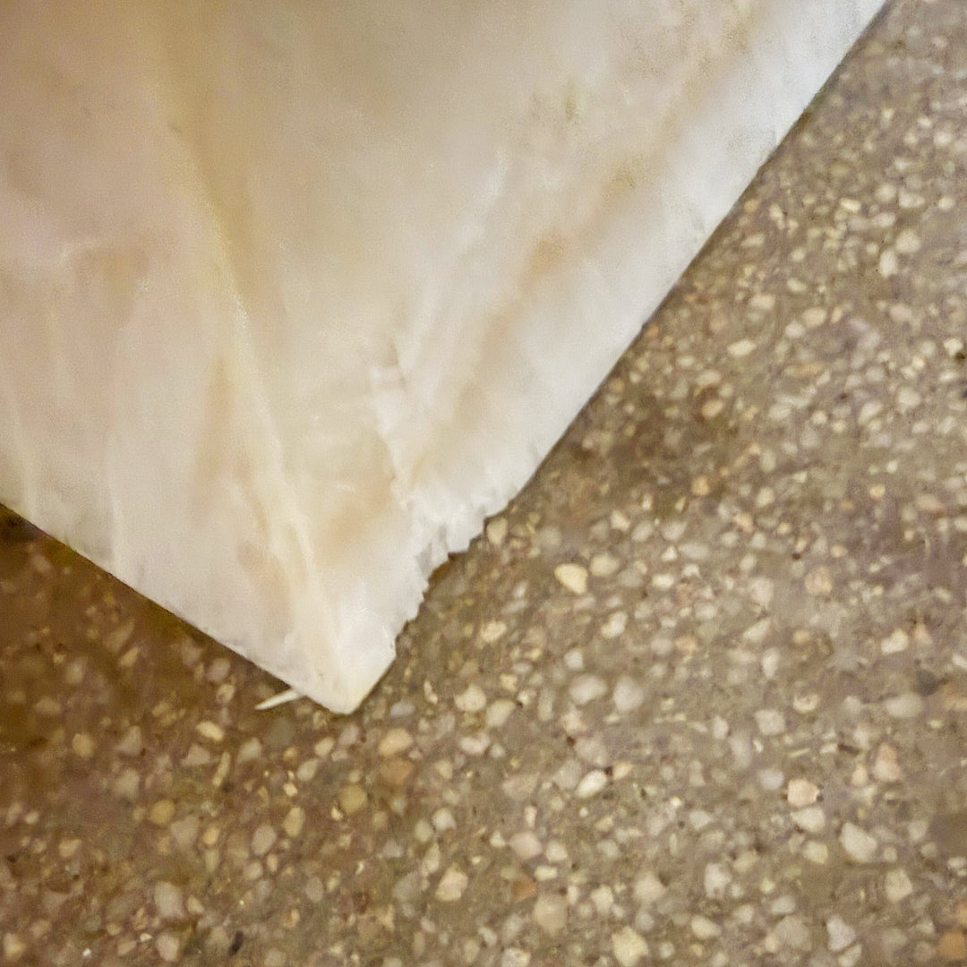 Vanilla Onyx Side Table - Floor Model Grade C
