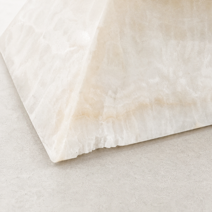 Vanilla Onyx Side Table - Floor Model Grade C