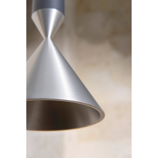 Ceiling lamp Apollo 59, aluminum / black freeshipping - Forom