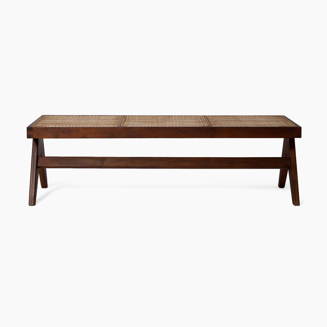 Jeanneret Library Bench - Brown