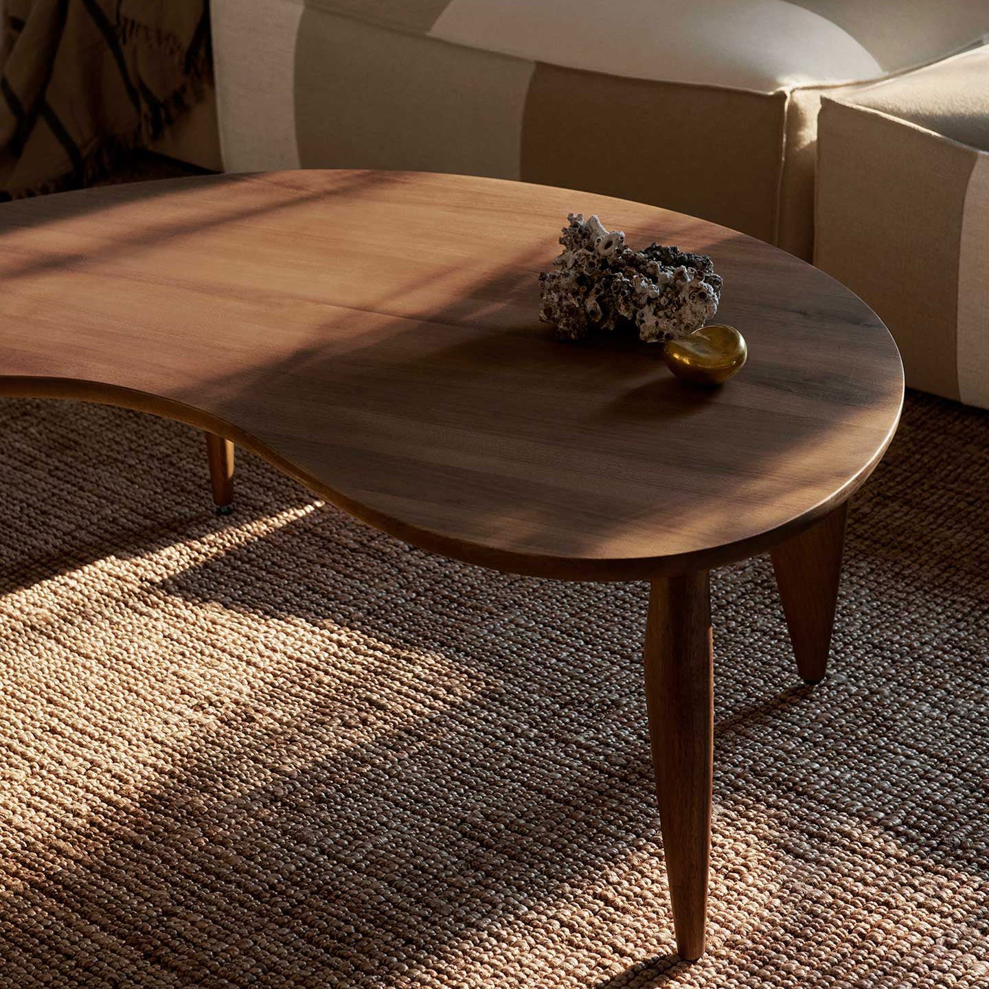 Feve Coffee Table - Walnut