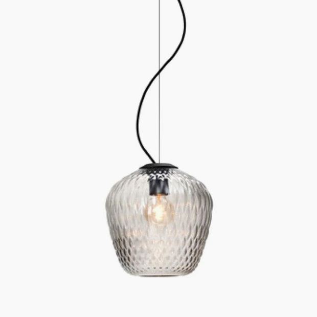 SW3 Blown Pendant - Silver Lustre