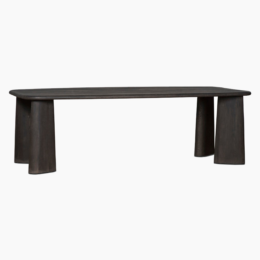 Rika Dining Table - Charcoal