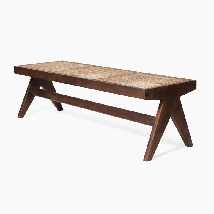 Jeanneret Library Bench - Brown