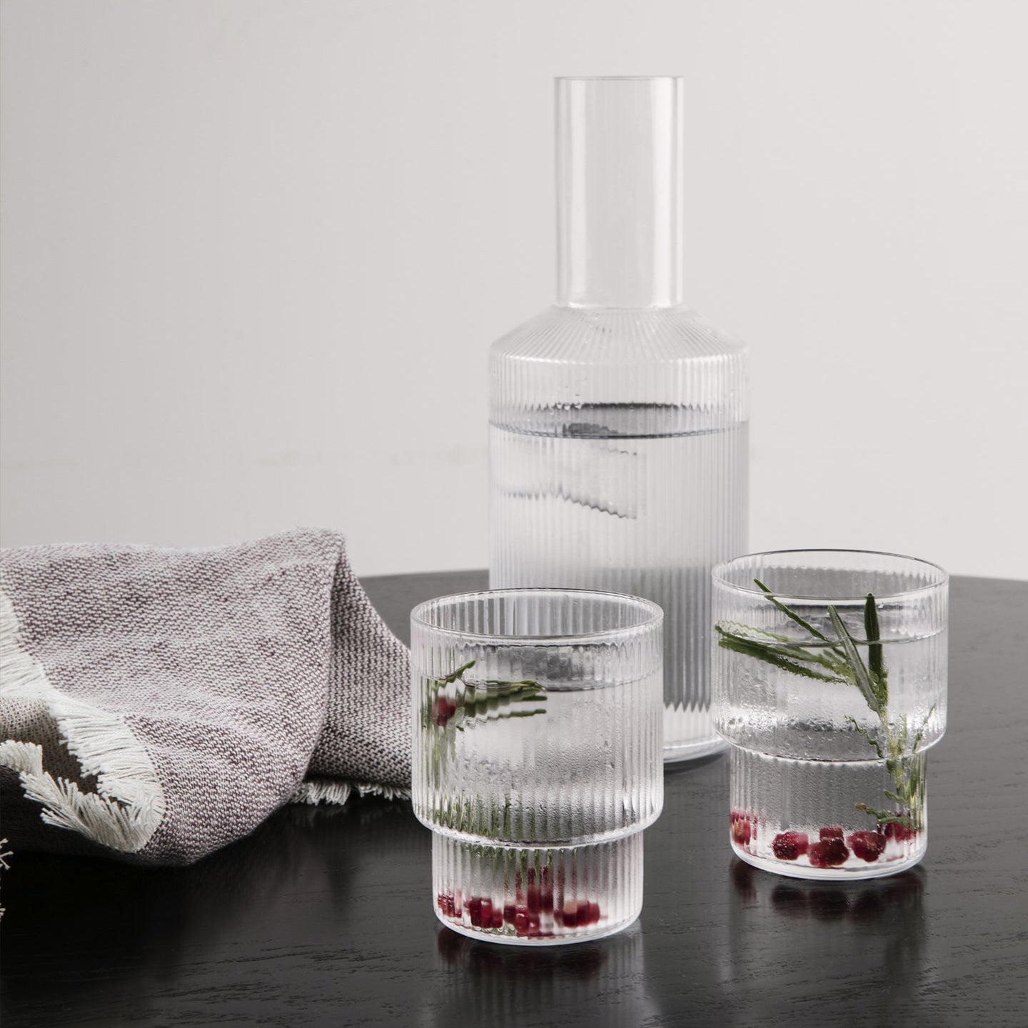 Ripple Glass Set - Clear
