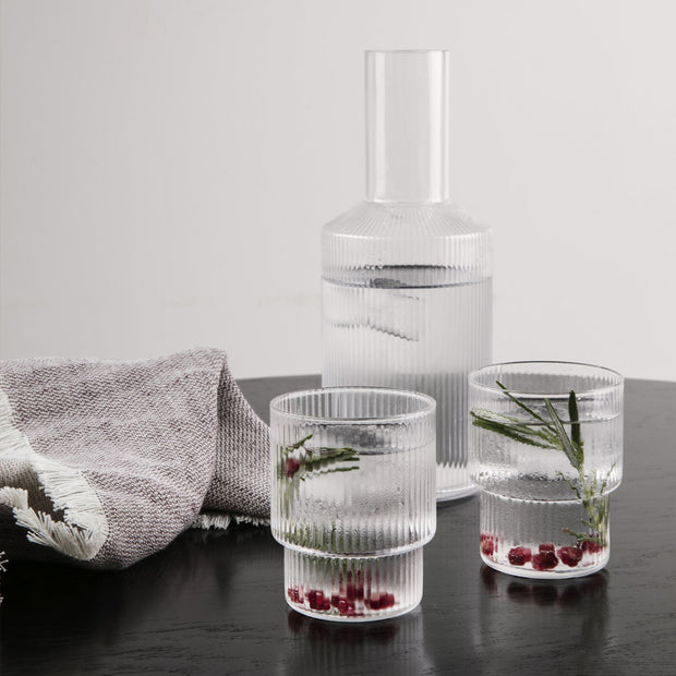 Ripple Glass Set - Clear