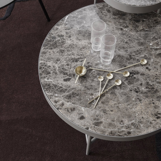 Marble Table - Brown - Large