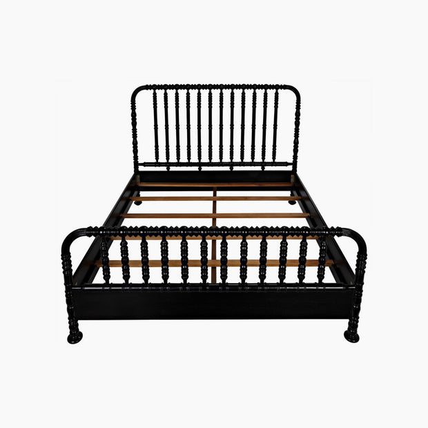 Amelia Bed, Hand Rubbed Black