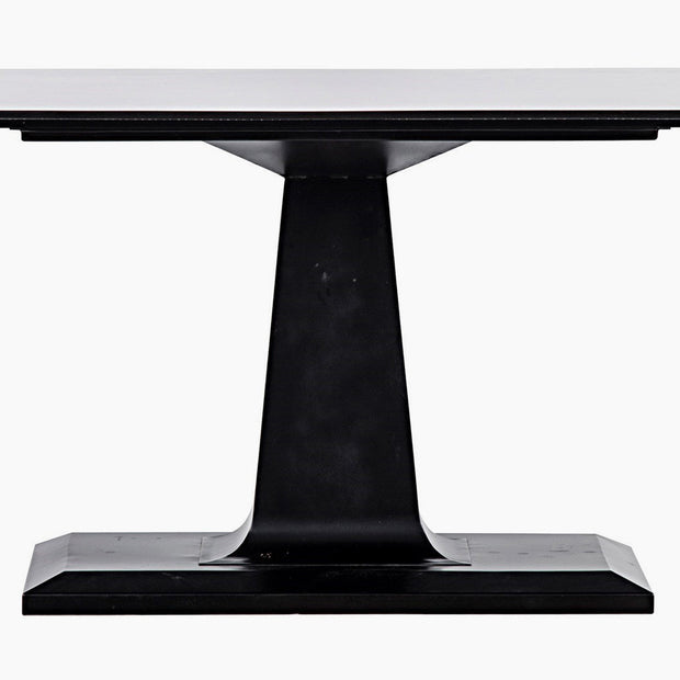 Natalie Dining Table, Black Steel