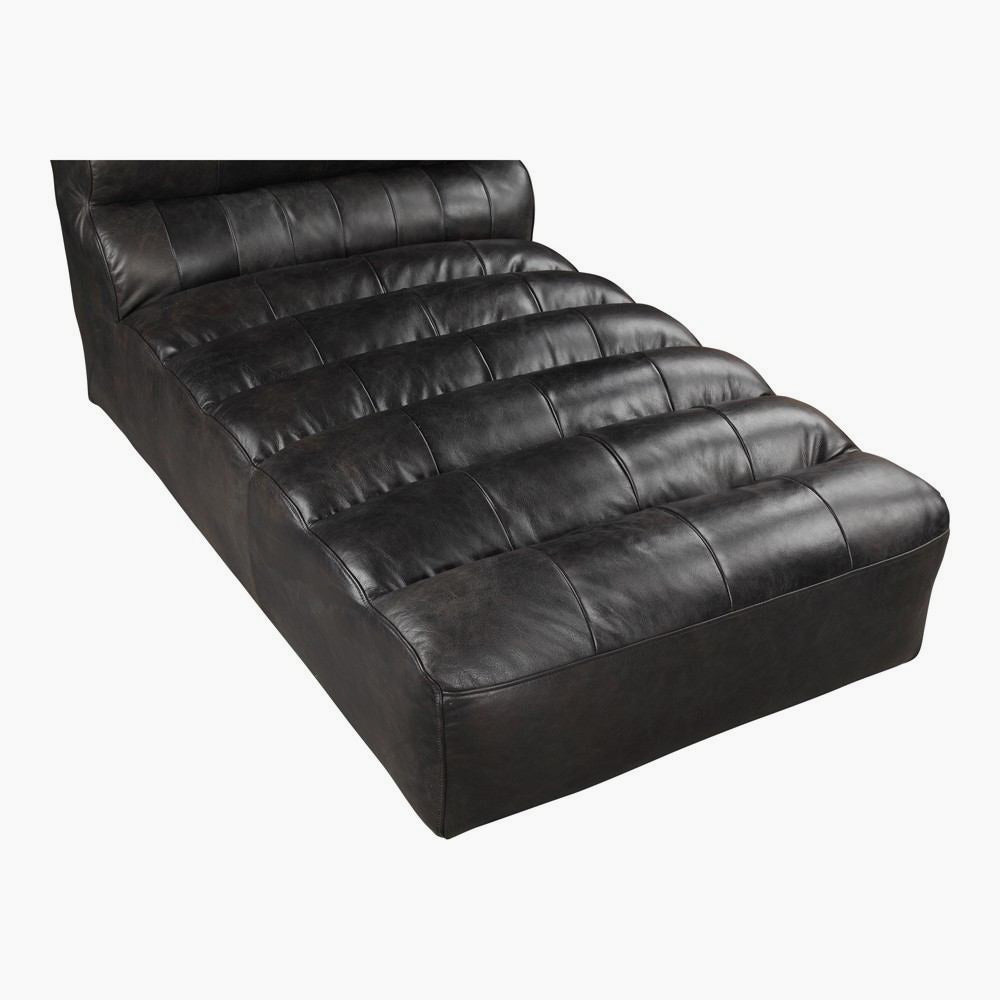 Bert Leather Chaise