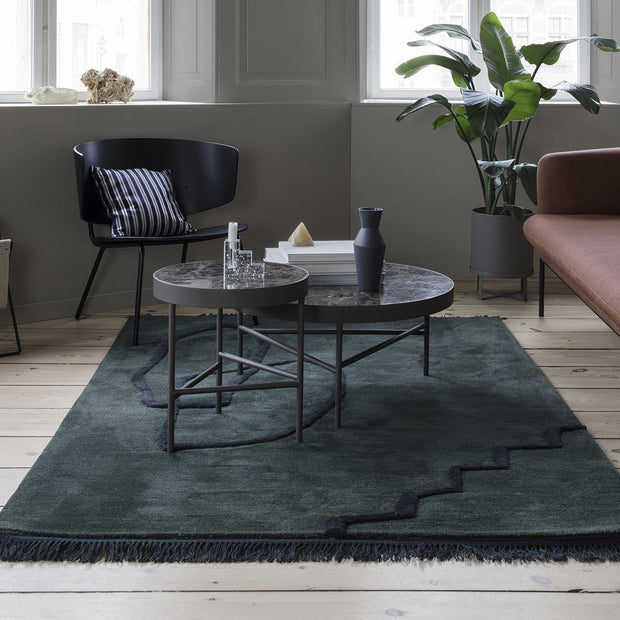 Marble Table - Brown - Large