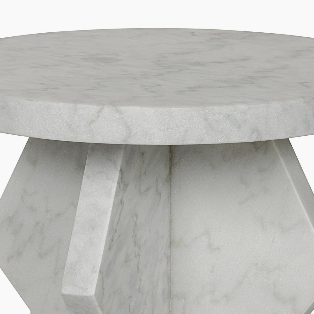 Madison Side Table, Marble