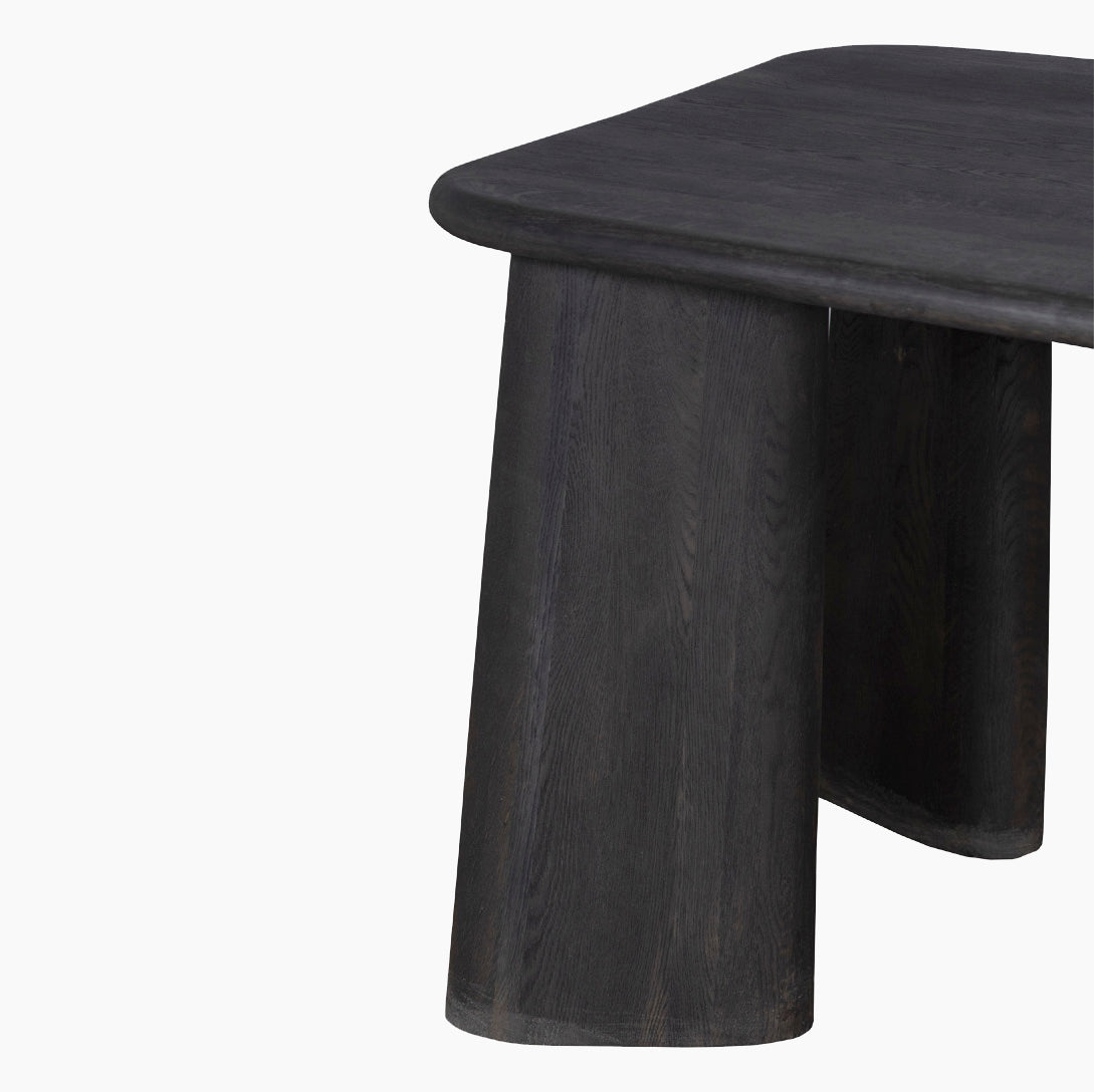 Rika Dining Table - Charcoal