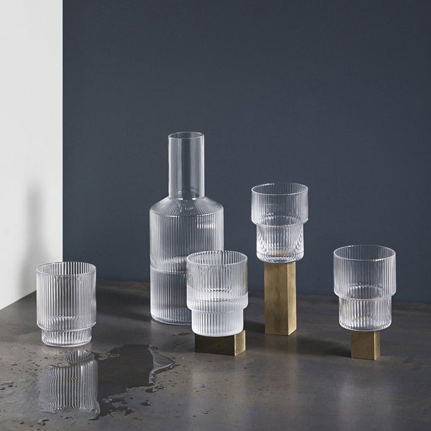 Ripple Glass Set - Clear