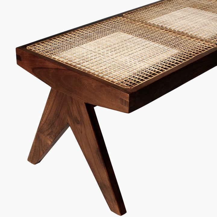 Jeanneret Library Bench - Brown