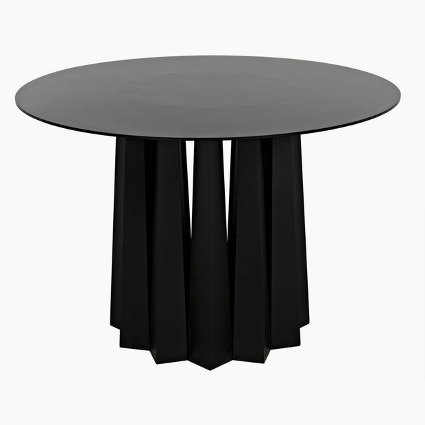 Madelyn Dining Table, Black Steel