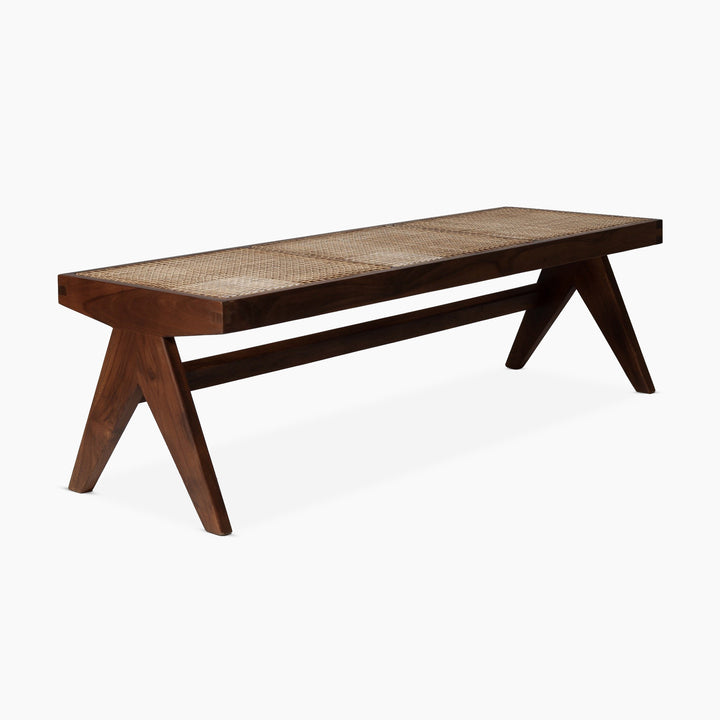 Jeanneret Library Bench - Brown