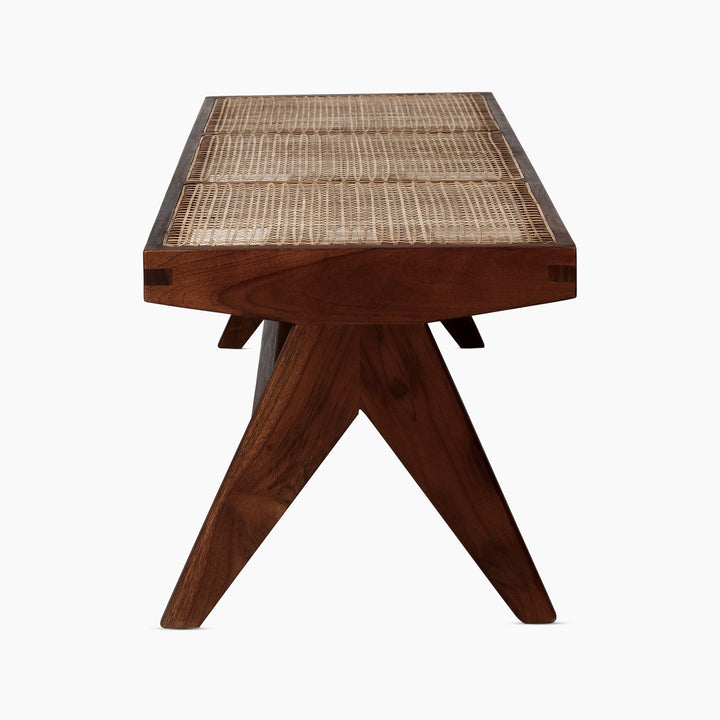 Jeanneret Library Bench - Brown