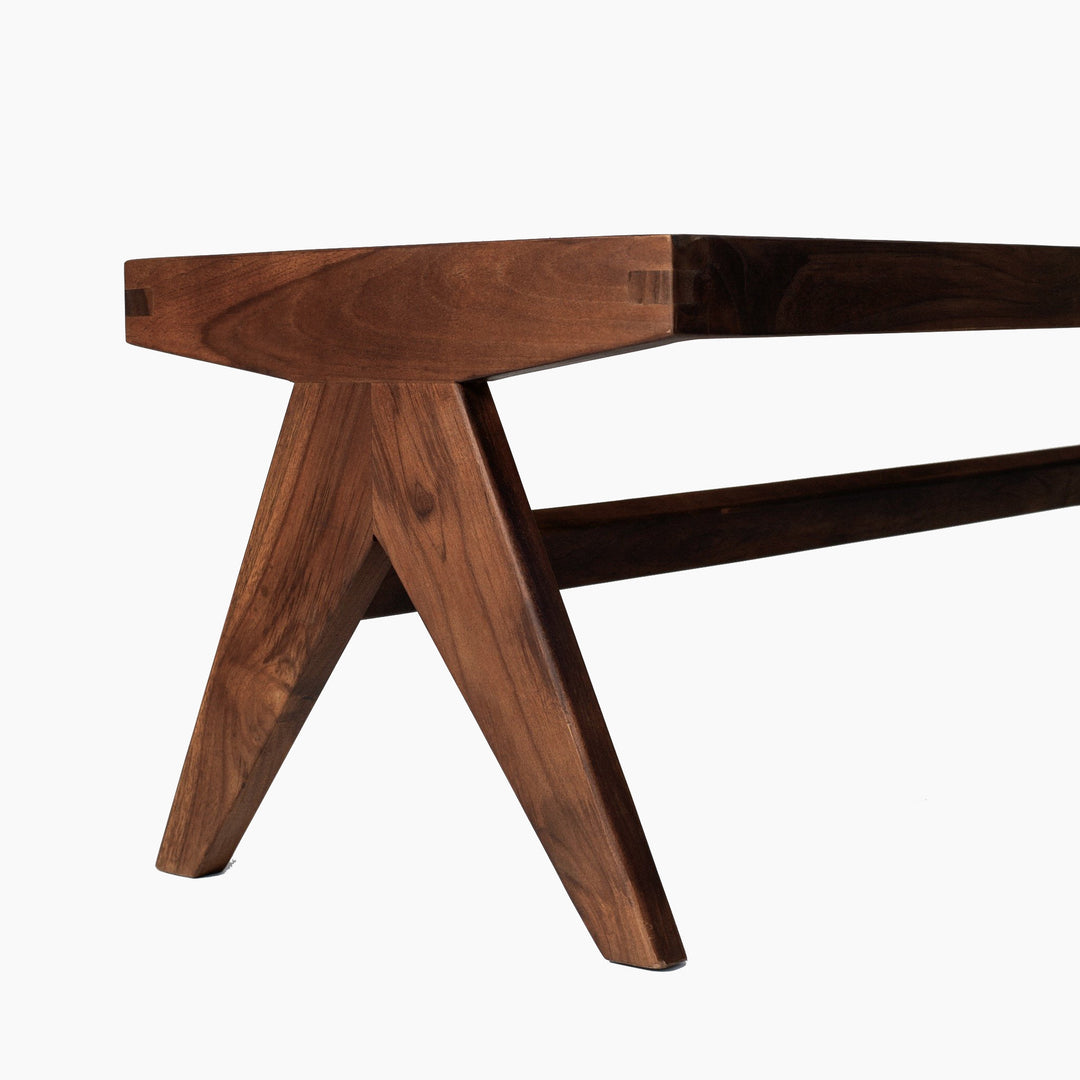 Jeanneret Library Bench - Brown